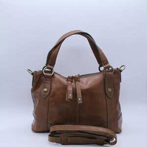 Frye Melissa Medium Satchel - Cognac